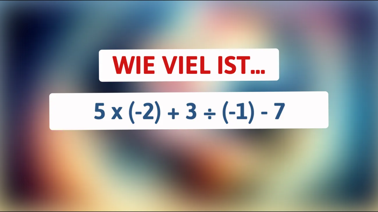 Nur für schlaue Köpfe: Kannst du dieses mathematische Rätsel lösen?"