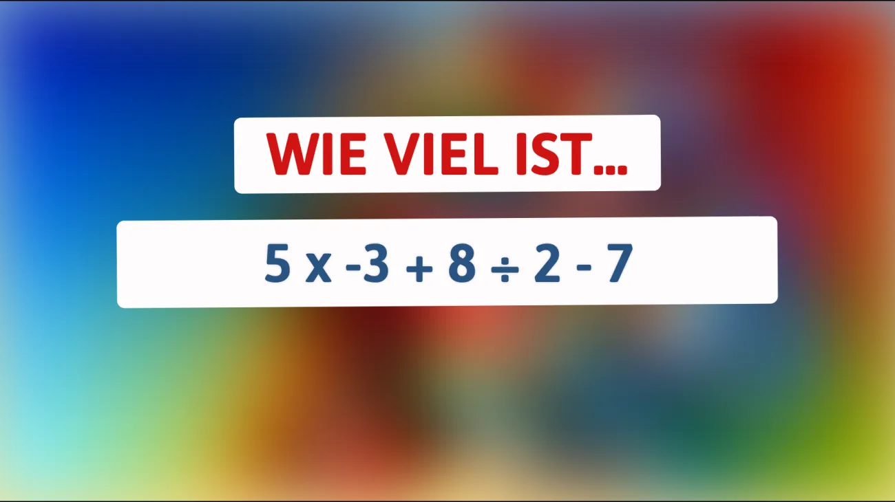 Kannst du das Rätsel der mathematischen Meister lösen? Finde heraus, ob du richtig liegst!"